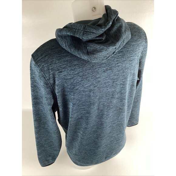 Under Armour ColdGear Loose Blue Black Pullover Hoodie Men's Size Medium - Picture 5 of 8